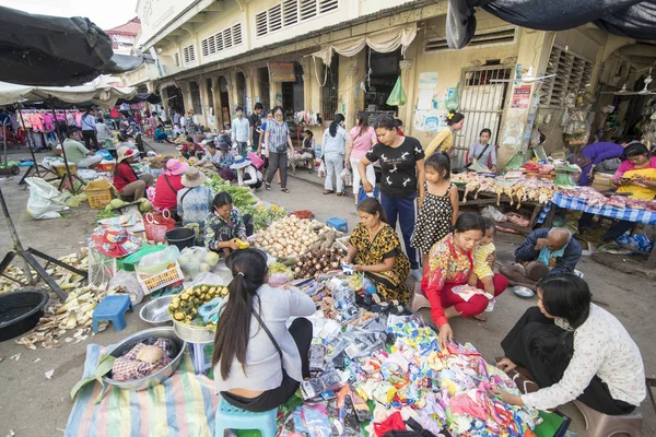 Kambodża rynku Btambang PSAR Thmei — Zdjęcie stockowe