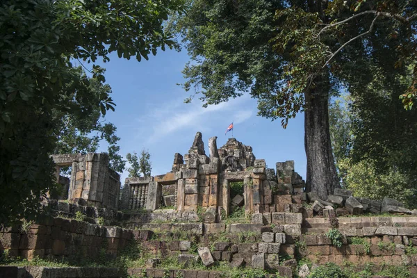 Camboya Battambang Wat Ek Phnom Templo — Foto de Stock