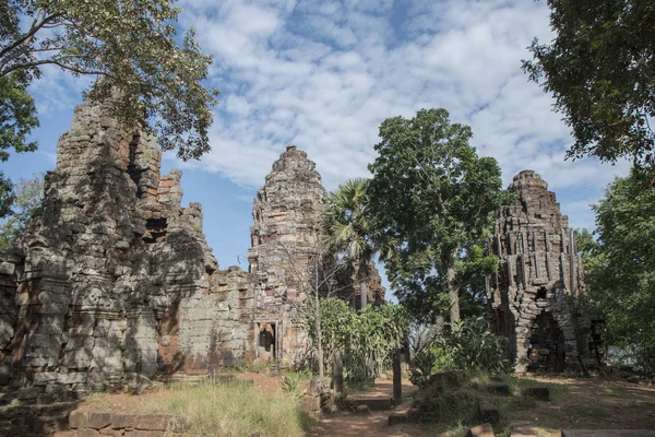 Templo de Camboja Battambang Wat Banan — Fotografia de Stock