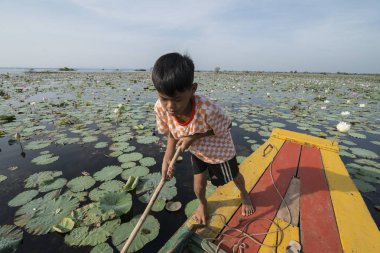 Kamboçya Battambang Kamping Pouy Gölü