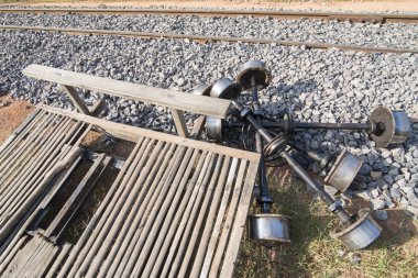 Kamboçya Battambang Bambu Tren