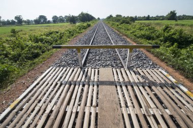 Kamboçya Battambang Bambu Tren