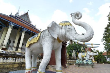 Kamboçya Battambang Wat Damrey Sar Tapınağı