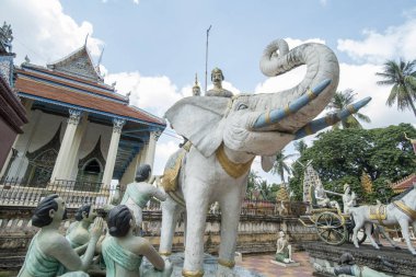 Kamboçya Battambang Wat Damrey Sar Tapınağı