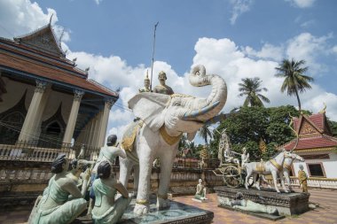 Kamboçya Battambang Wat Damrey Sar Tapınağı