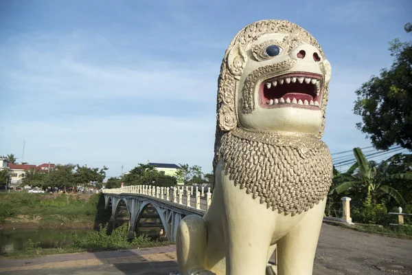 Καμπότζη Μπατμπαμπάνγκ παλιά γέφυρα — Φωτογραφία Αρχείου
