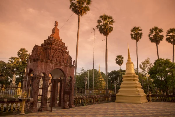 Templo de Camboja Battambang Wat Pachhaa — Fotografia de Stock