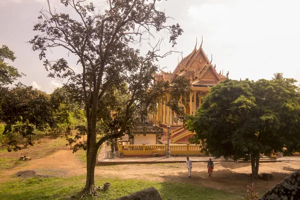 Kambodža Battambang Wat ek Phnomtemple — Stock fotografie