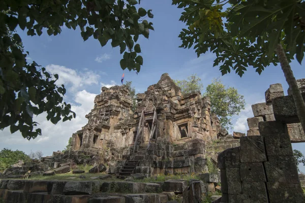 Camboya Battambang Wat Ek Phnom Templo — Foto de Stock