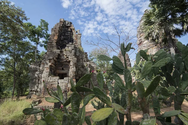 Kambodzsa Battambang Wat Banan templom — Stock Fotó