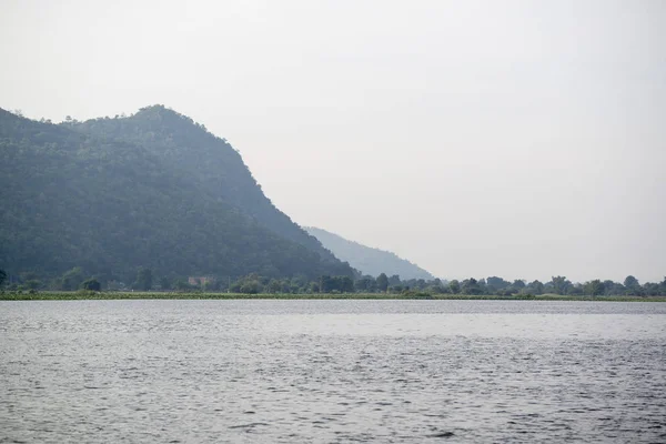 Kambodžské jezero Battambang Kamping — Stock fotografie