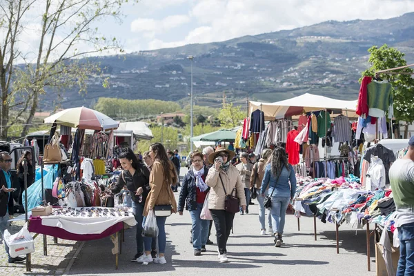 EUROPA MERCADO PORTUGAL DA DOURO REGUA — Fotografia de Stock