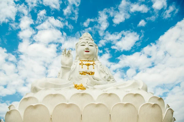 Великий Будда Ват Хуей Пла Канг Місті Чан Рай Північному — стокове фото