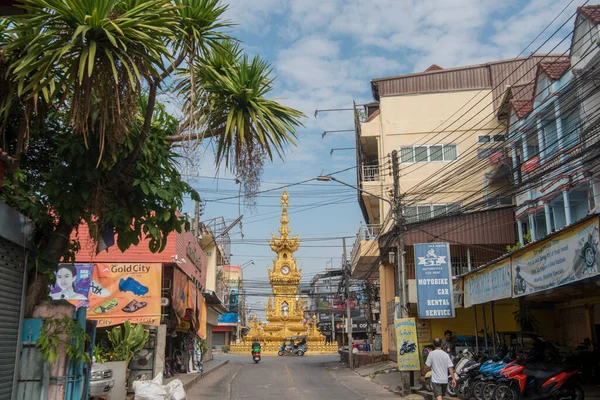 Klokkentoren Stad Chiang Rai Noord Thailand Thailand Chiang Rai November — Stockfoto