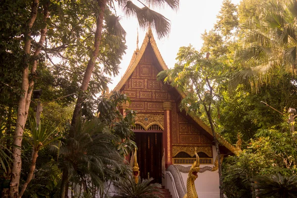 Der Tempel Wat Phra Kaew Der Stadt Chiang Rai Nordthailand — Stockfoto