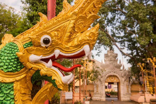 Templo Wat Phra Singh Cidade Chiang Rai Norte Tailândia Tailândia — Fotografia de Stock