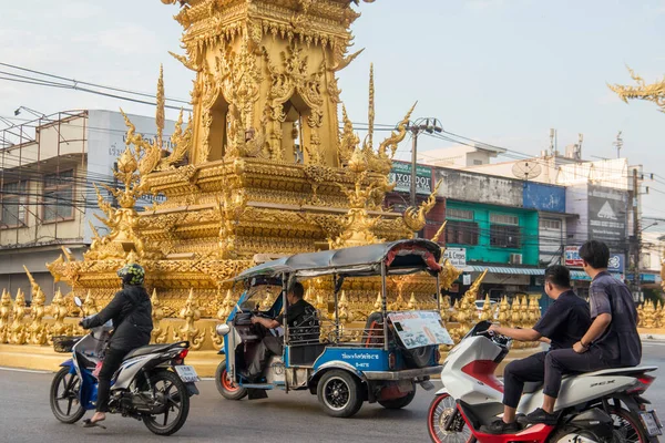 Годинникова Вежа Місті Чан Рай Північному Таїланді Таїланд Чан Рай — стокове фото