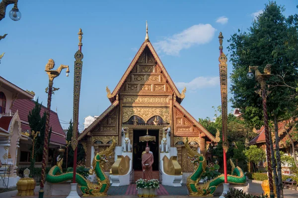 Wat Phra Singh Temple Městě Chiang Rai Severním Thajsku Thajsko — Stock fotografie
