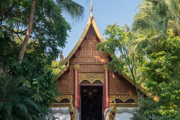 Tempio Wat Phra Kaew Nella Città Chiang Rai Nel Nord — Foto Stock