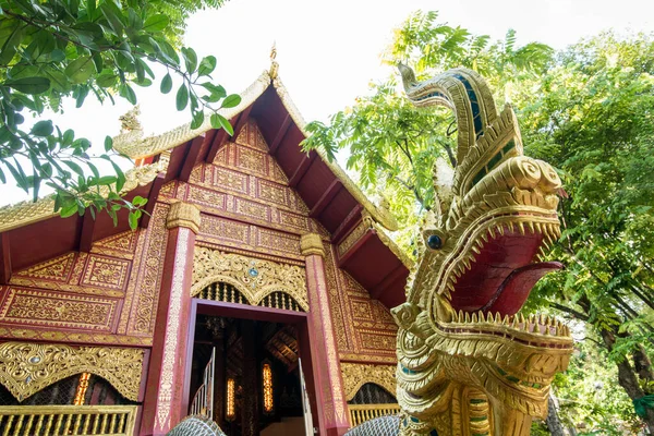 Ναός Wat Phra Kaew Στην Πόλη Chiang Rai Στη Βόρεια — Φωτογραφία Αρχείου