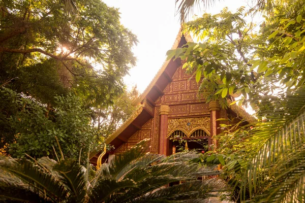 Templo Wat Phra Kaew Ciudad Chiang Rai Norte Tailandia Tailandia — Foto de Stock