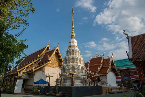 Wat Klang Wiang Tempel Stad Chiang Rai Noord Thailand Thailand — Stockfoto