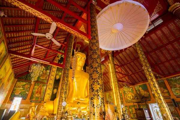 Grande Buddha Wat Jet Yot Cidade Chiang Rai Norte Tailândia — Fotografia de Stock