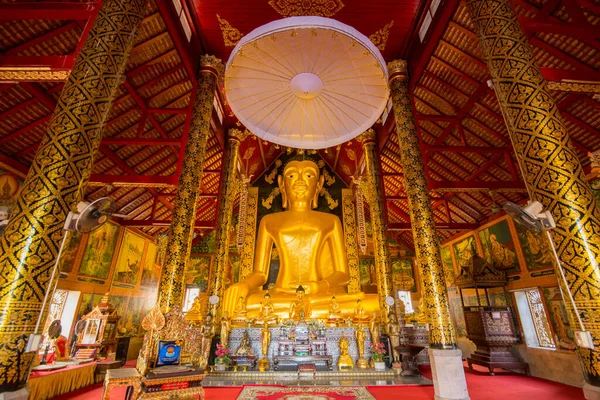 Gran Buddha Wat Jet Yot Ciudad Chiang Rai Norte Tailandia — Foto de Stock