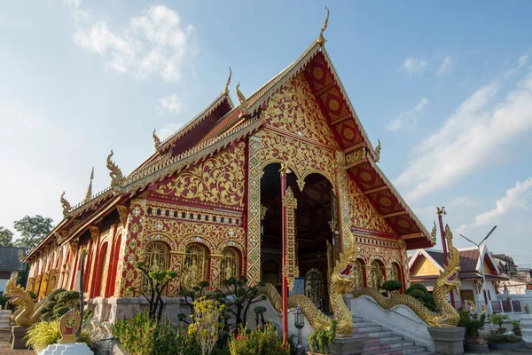 Wat Jet Yot Chiang Rai Városában Észak Thaiföldön Thaiföld Chiang — Stock Fotó