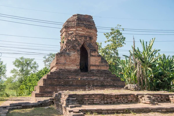Las Ruinas Wat Que Khong Río Mekong Ciudad Chiang Saen — Foto de Stock