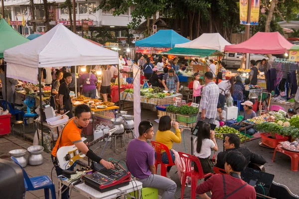 Rynku Sobotniej Nocy Rzece Mekong Mieście Chiang Saen Północy Miasta — Zdjęcie stockowe