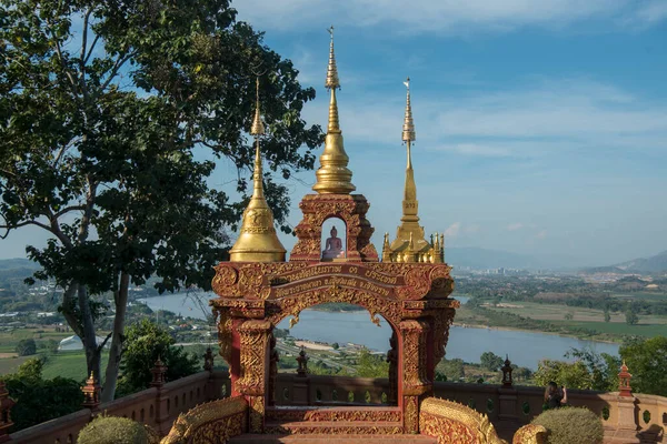 Wat Phra Borommathat Vid Temple Wat Phra Pha Ngao Staden — Stockfoto