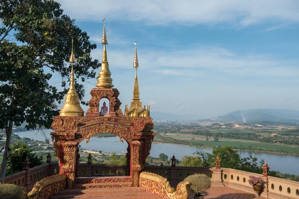 Wat Phra Borommathat Vid Temple Wat Phra Pha Ngao Staden — Stockfoto