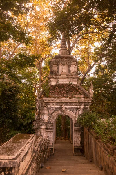 Temple Wat Phra Hogy Chom Kitti Város Chiang Saen Mekong — Stock Fotó