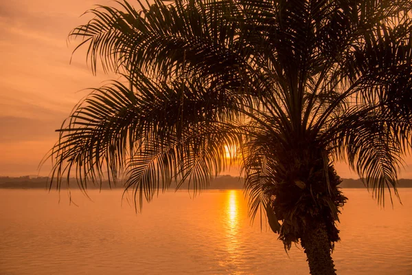 Nascer Sol Rio Mekong Cidade Chiang Saen Norte Cidade Chiang — Fotografia de Stock