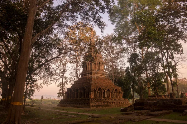 Wat Sak Mieście Chiang Saen Północy Miasta Chiang Rai Północnej — Zdjęcie stockowe