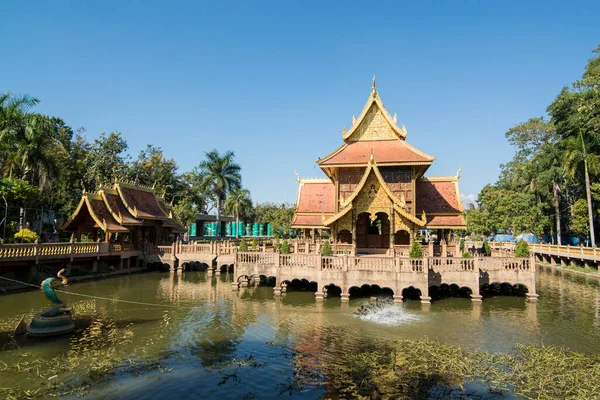 Temple Wat Phra Pha Ngao Town Chiang Saen Mekong River — Stock Photo, Image