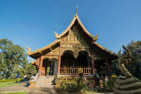 Salón Uposatha Cerca Wat Phra Borommathat Cerca Del Templo Wat — Foto de Stock