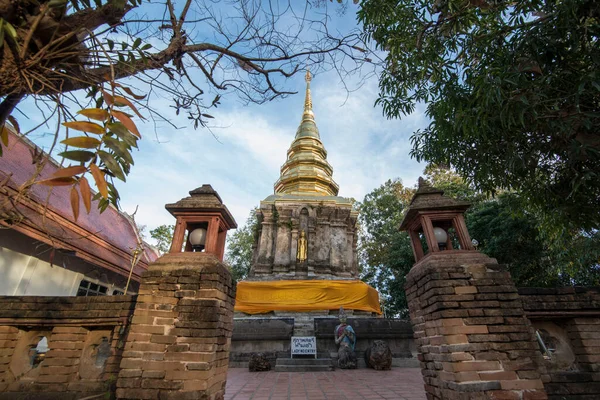 Temple Wat Phra Chom Kitti Mieście Chiang Saen Rzece Mekong — Zdjęcie stockowe