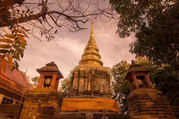 Храм Ват Пхра Чом Китти Городе Чианг Саен Реке Меконг — стоковое фото