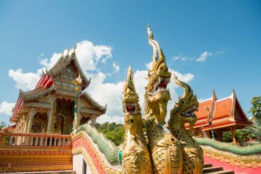 Tayland 'ın Tak ilindeki Wat Klang Suan Dok Mai kasabasında. Tayland, Tak, Kasım 2019 