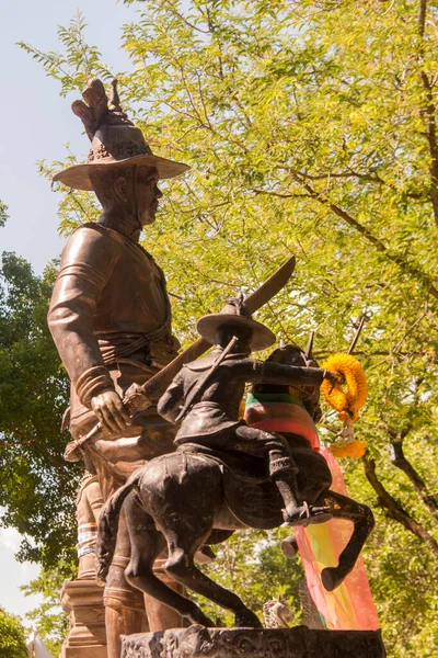 Taksin Hill Monument Temple Wat Doi Khoi Khoo Kaeo Ciudad — Foto de Stock