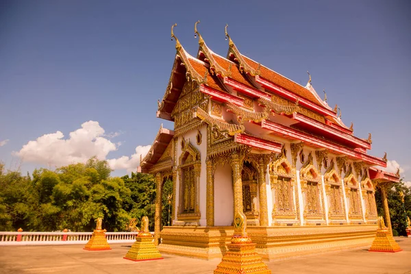 Wat Klang Suan Dok Mai Town Tak Province Tak Thailand — Stock Photo, Image