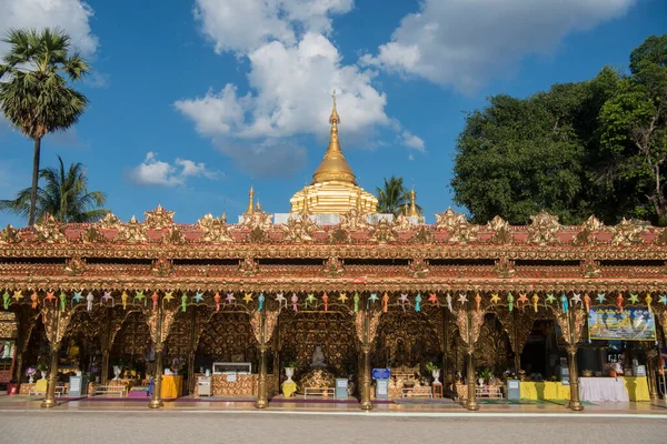 Wat Thai Wattanaram Κοντά Στην Πόλη Mae Sot Στην Επαρχία — Φωτογραφία Αρχείου