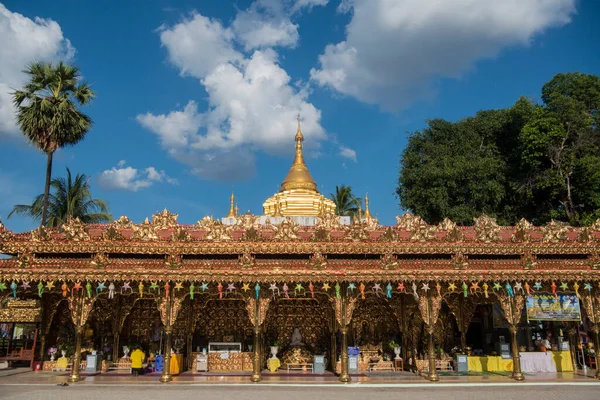 Wat Thai Wattanaram Κοντά Στην Πόλη Mae Sot Στην Επαρχία — Φωτογραφία Αρχείου