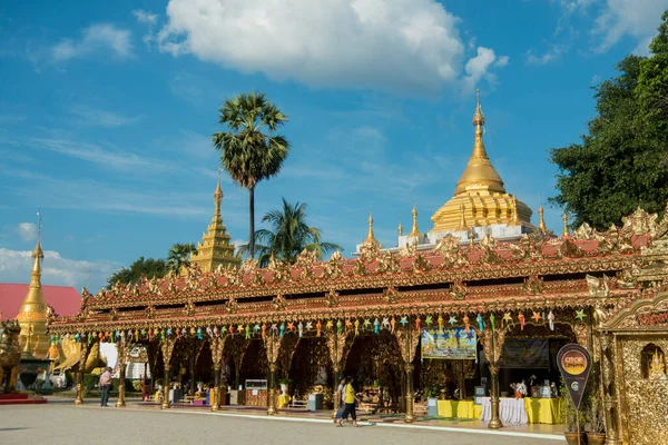 Wat Thai Wattanaram Κοντά Στην Πόλη Mae Sot Στην Επαρχία — Φωτογραφία Αρχείου