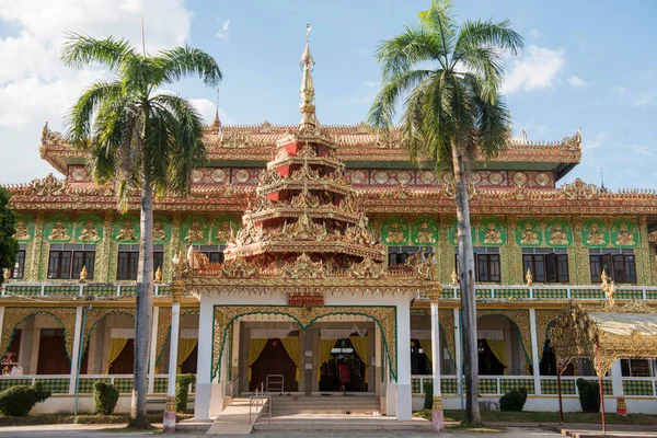 塔利兰省德索镇附近的Wat Thai Wattanaram Mae Sot 2019年11月 — 图库照片