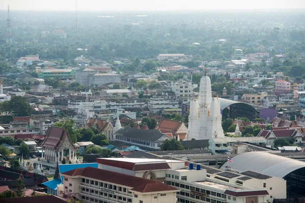 Vista Ciudad Desde Parque Histórico Phra Nakhon Khiri Colina Khao —  Fotos de Stock
