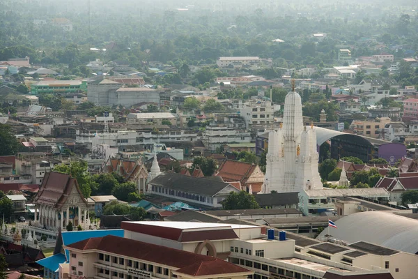 Vista Ciudad Desde Parque Histórico Phra Nakhon Khiri Colina Khao —  Fotos de Stock