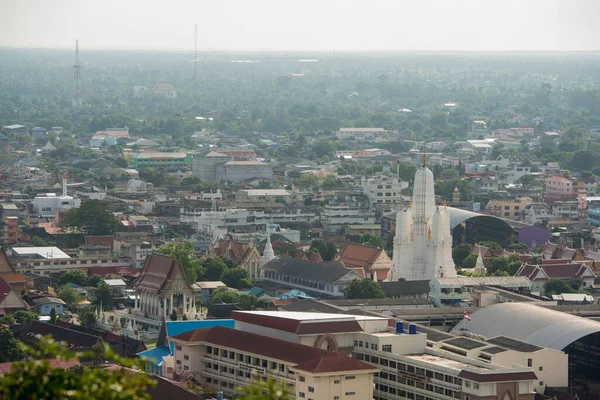 Výhled Město Phra Nakhon Khiri Historický Park Kopci Khao Wang — Stock fotografie